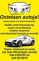 Ostetaan autoja!