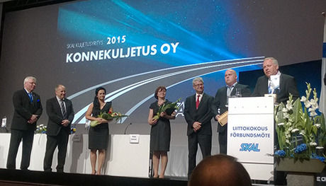 Vuoden 2015 SKAL Kuljetusyritys on Konnekuljetus Oy