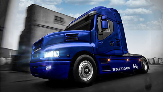 Käytetty kuorma-auto muutetaan kulkemaan  käytettyjen dieselien muuttamisesta kulkemaan vedyllä, polttokennolla, sähköllä