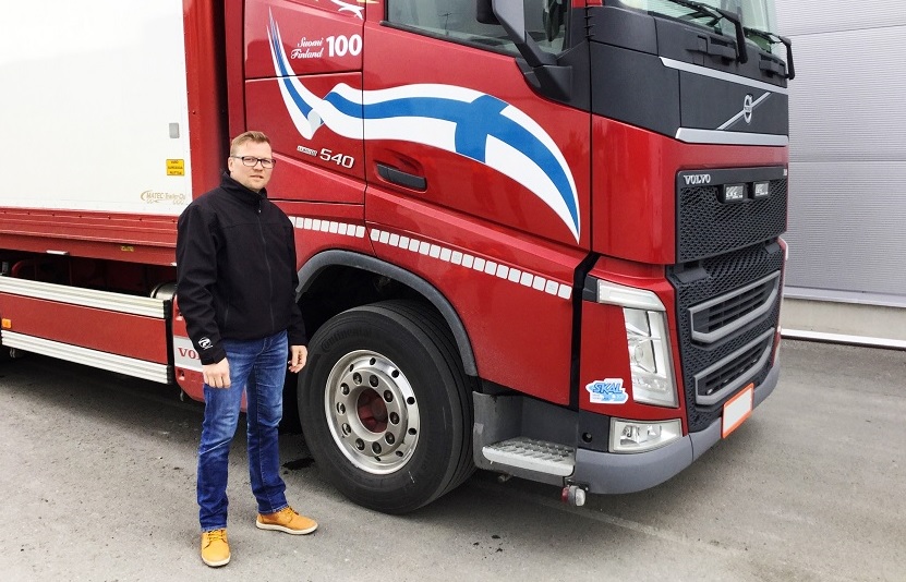 Toimitusjohtaja Janne Pohjanen, Pohjaset Oy, Keminmaa ja Volvo FH